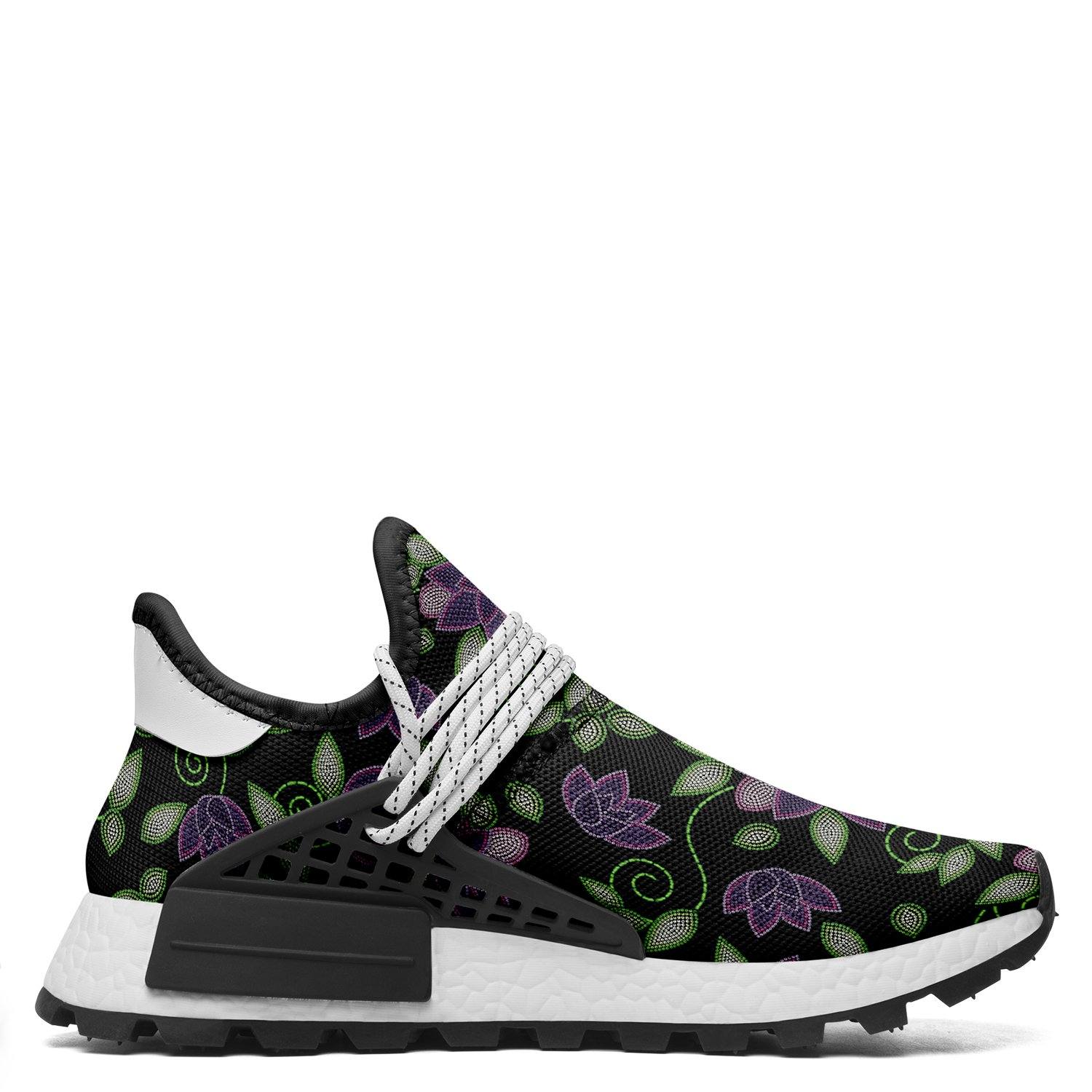 Purple Beaded Rose Okaki Sneakers Shoes Herman