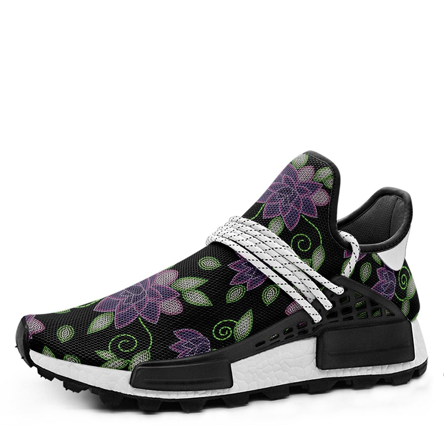 Purple Beaded Rose Okaki Sneakers Shoes Herman