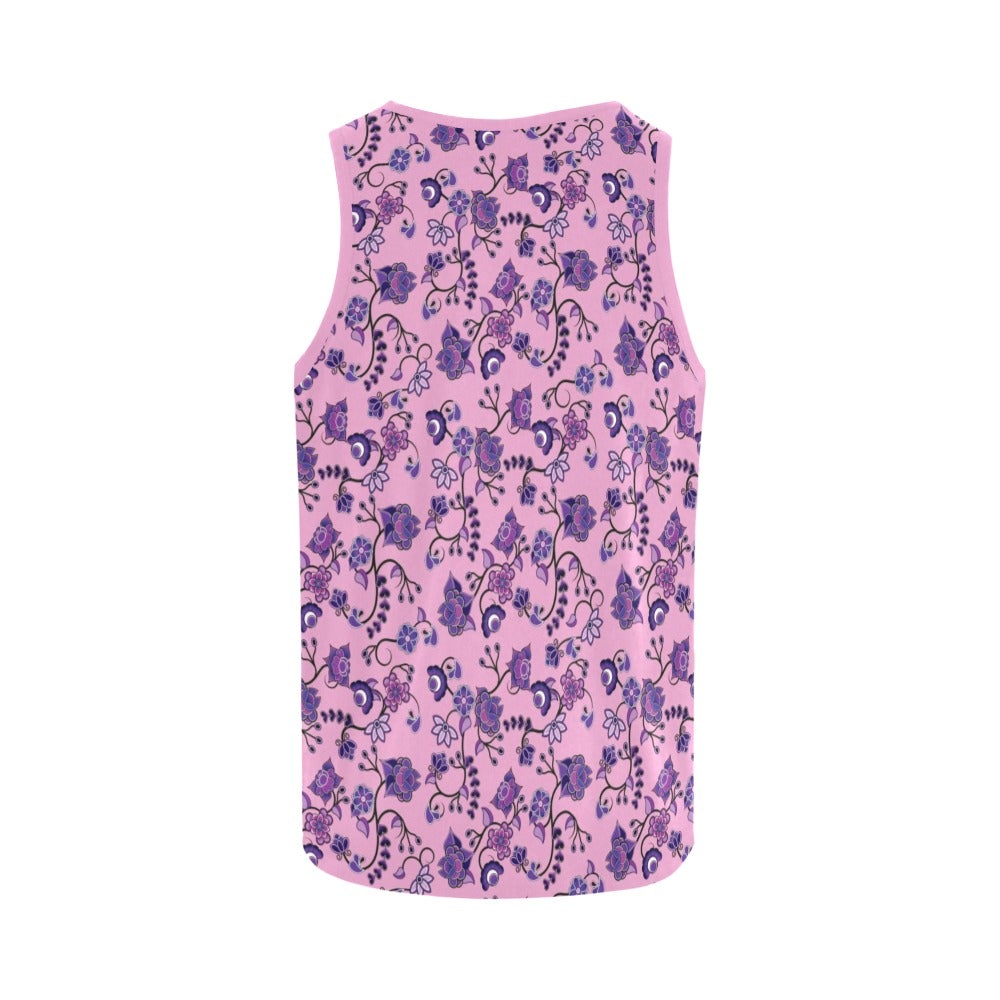 Purple Floral Amour All Over Print Tank Top for Women (Model T43) All Over Print Tank Top for Women (T43) e-joyer