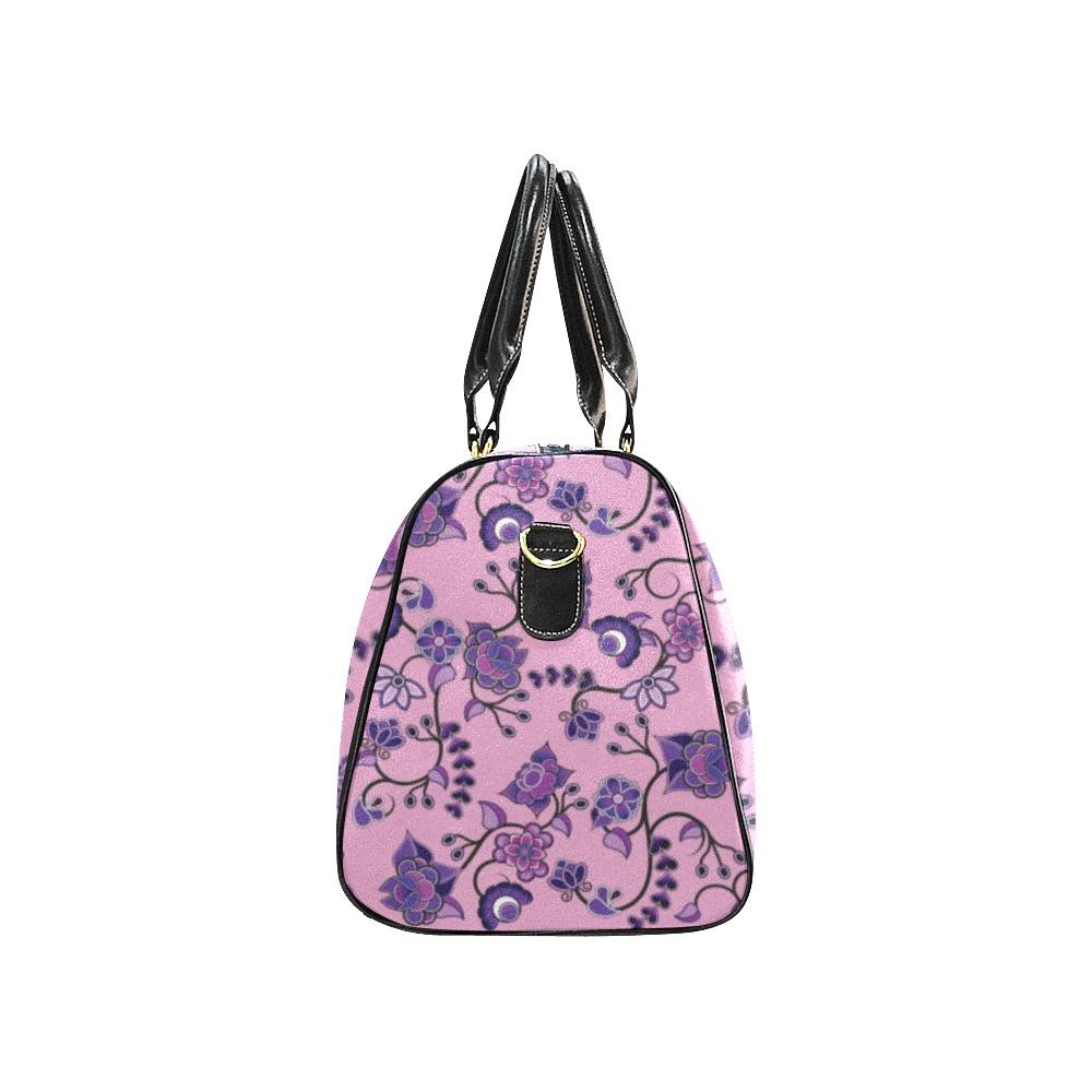 Purple Floral Amour New Waterproof Travel Bag/Small (Model 1639) bag e-joyer