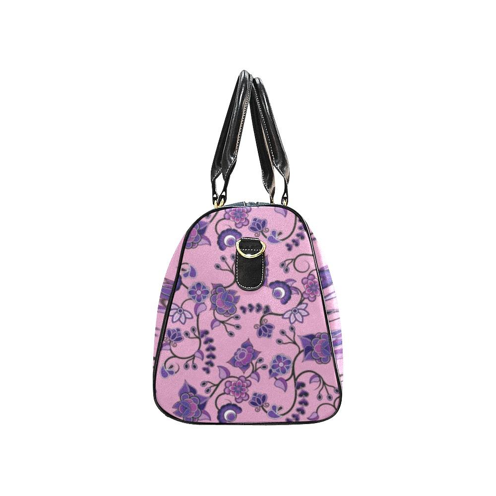 Purple Floral Amour New Waterproof Travel Bag/Small (Model 1639) bag e-joyer