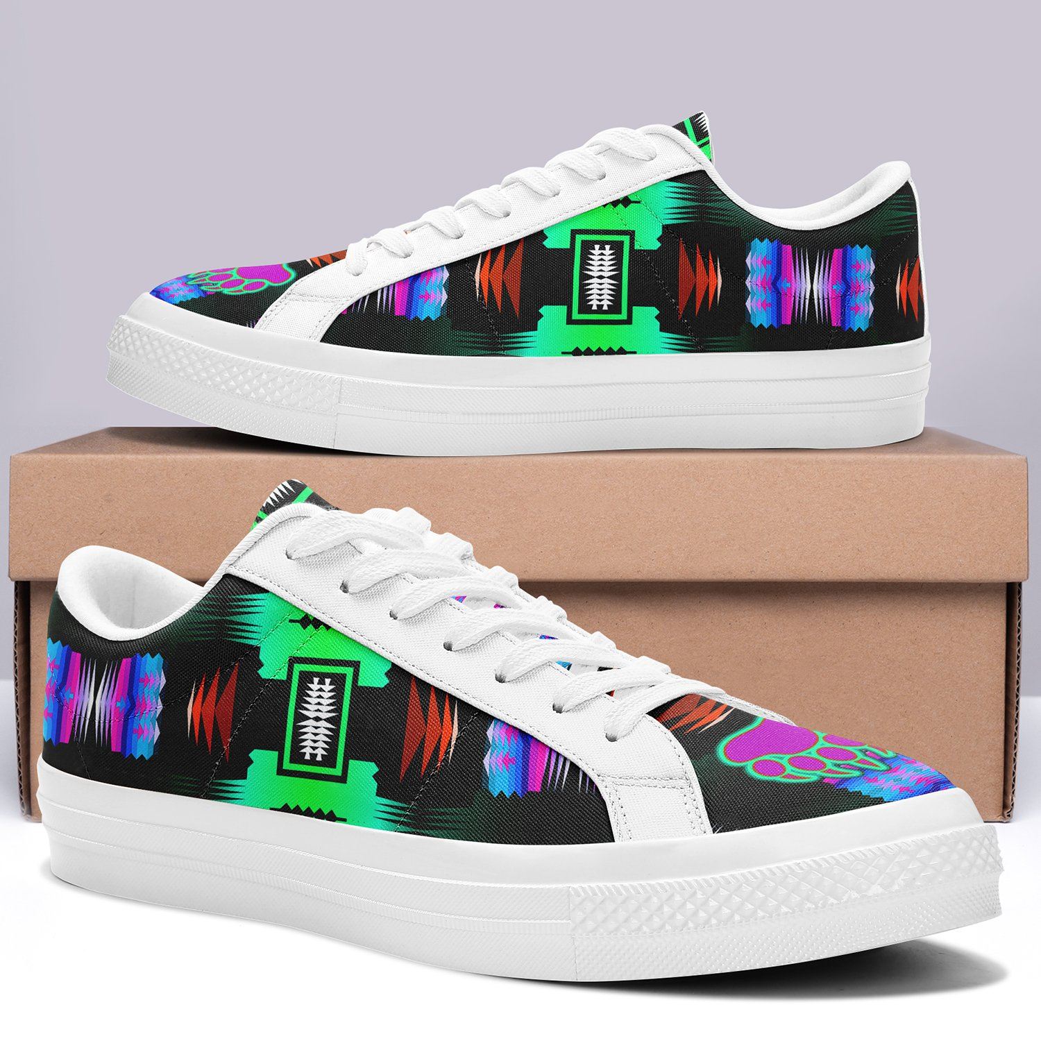 Purple Midnight Bearpaw Aapisi Low Top Canvas Shoes White Sole 49 Dzine