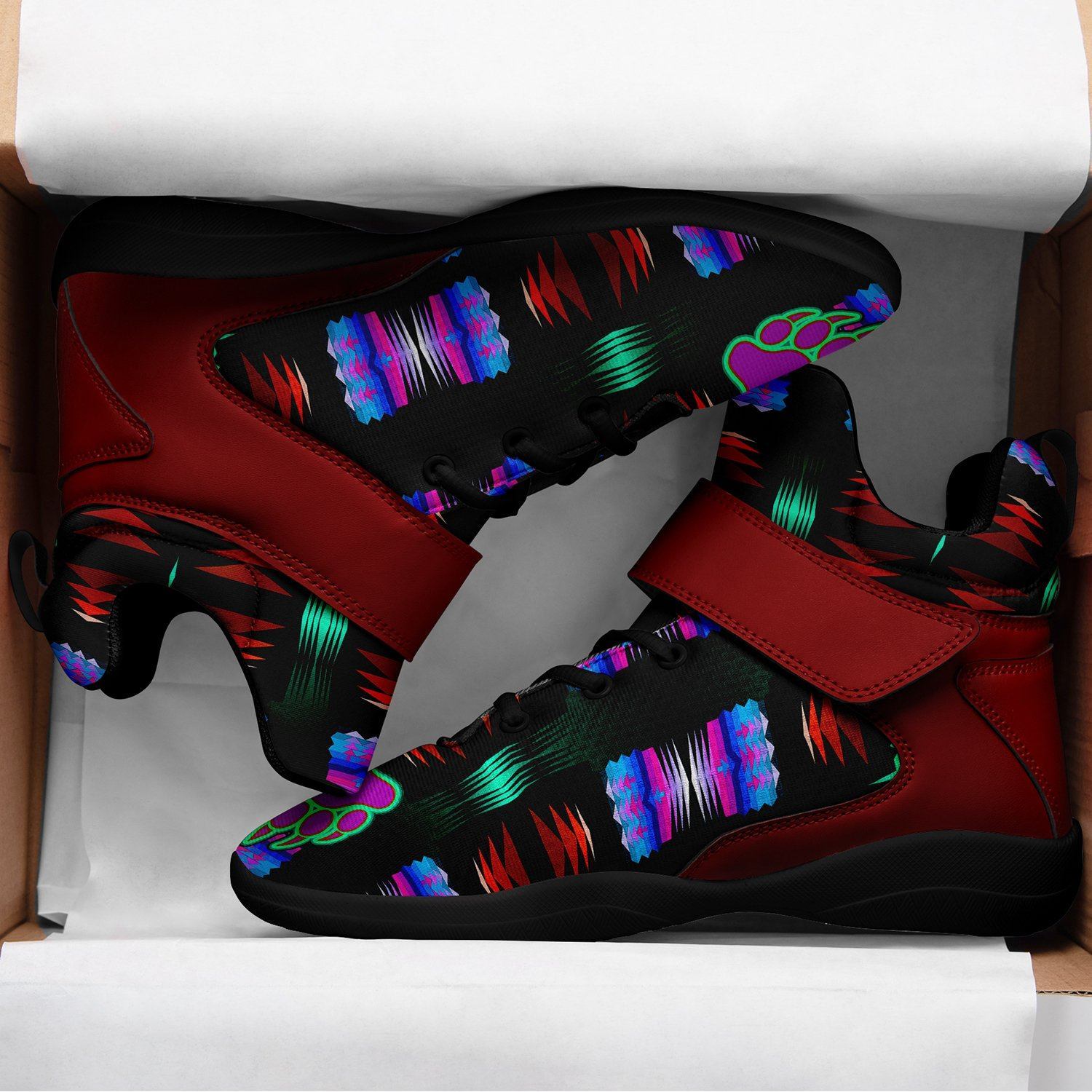 Purple Midnight Bearpaw Ipottaa Basketball / Sport High Top Shoes - Black Sole 49 Dzine