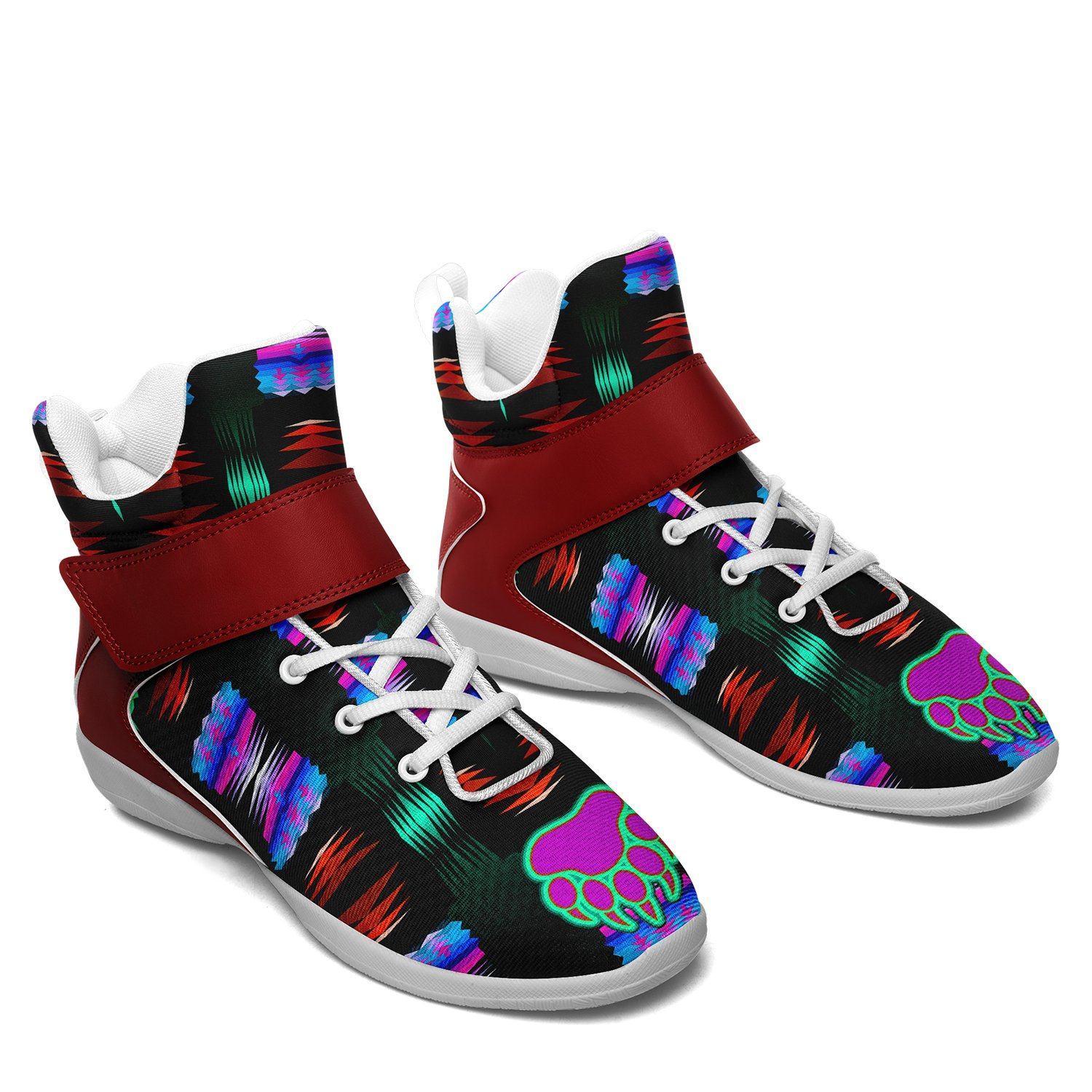 Purple Midnight Bearpaw Ipottaa Basketball / Sport High Top Shoes - White Sole 49 Dzine
