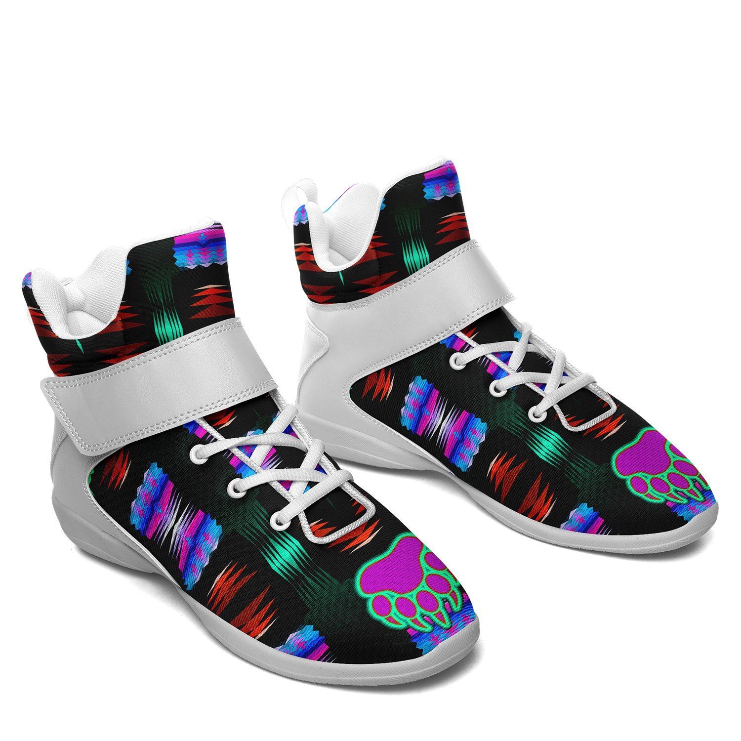 Purple Midnight Bearpaw Ipottaa Basketball / Sport High Top Shoes - White Sole 49 Dzine