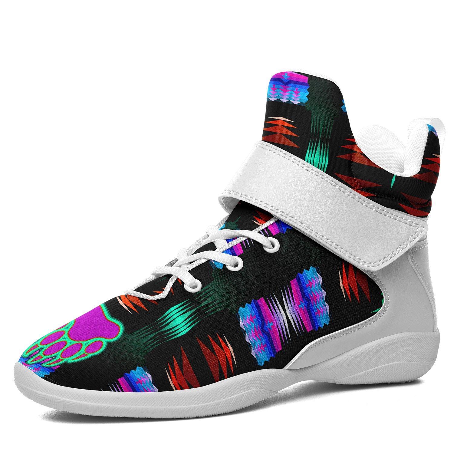 Purple Midnight Bearpaw Ipottaa Basketball / Sport High Top Shoes - White Sole 49 Dzine US Men 7 / EUR 40 White Sole with White Strap