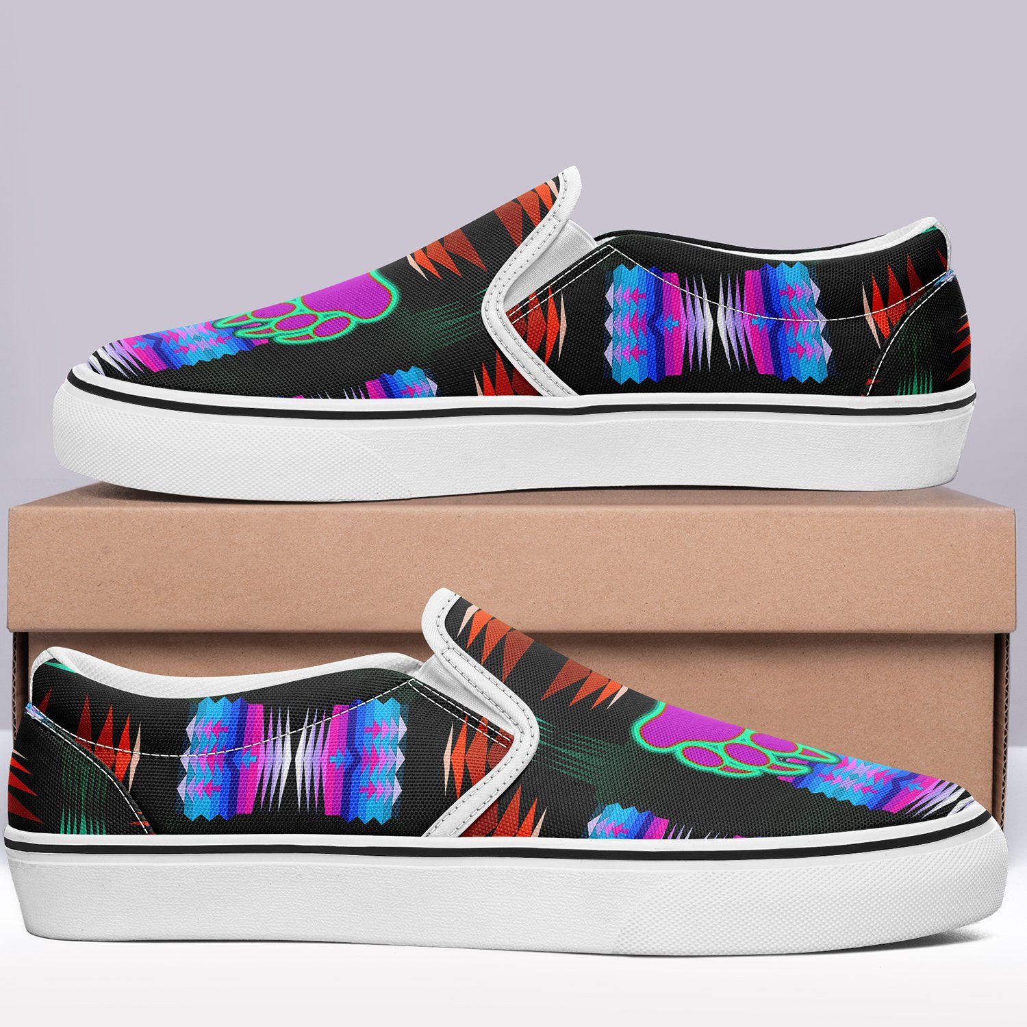 Purple Midnight Bearpaw Otoyimm Canvas Slip On Shoes 49 Dzine