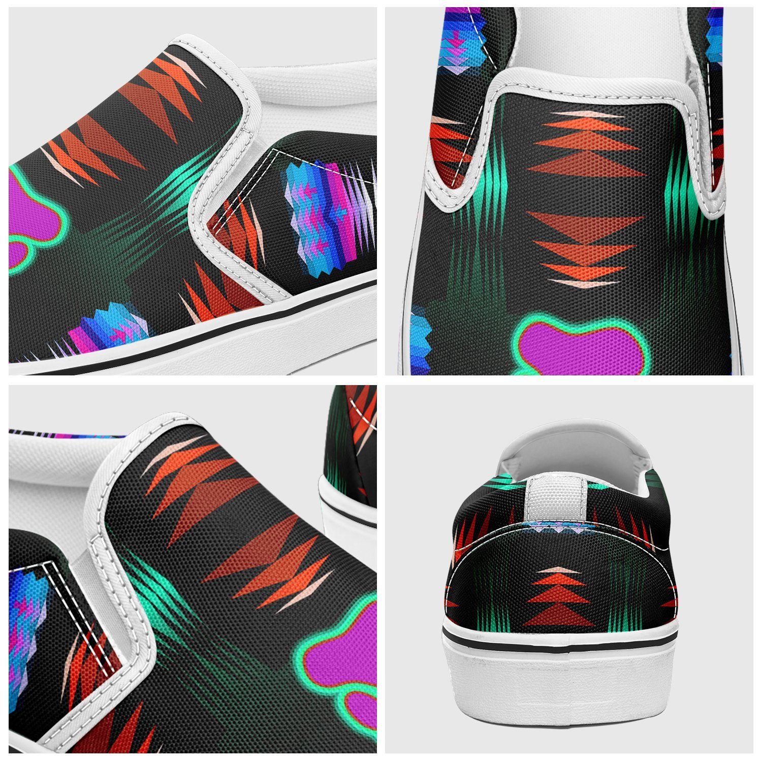 Purple Midnight Bearpaw Otoyimm Kid's Canvas Slip On Shoes 49 Dzine