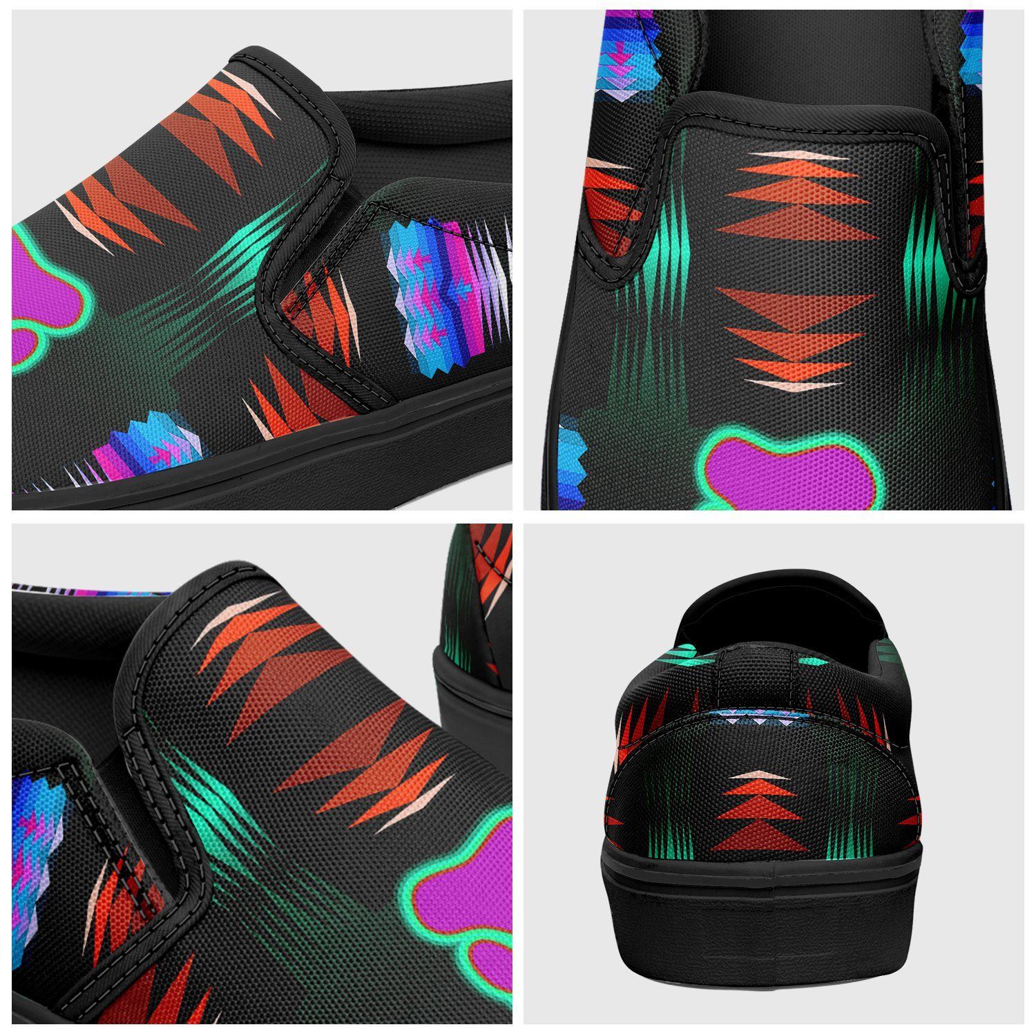 Purple Midnight Bearpaw Otoyimm Kid's Canvas Slip On Shoes 49 Dzine