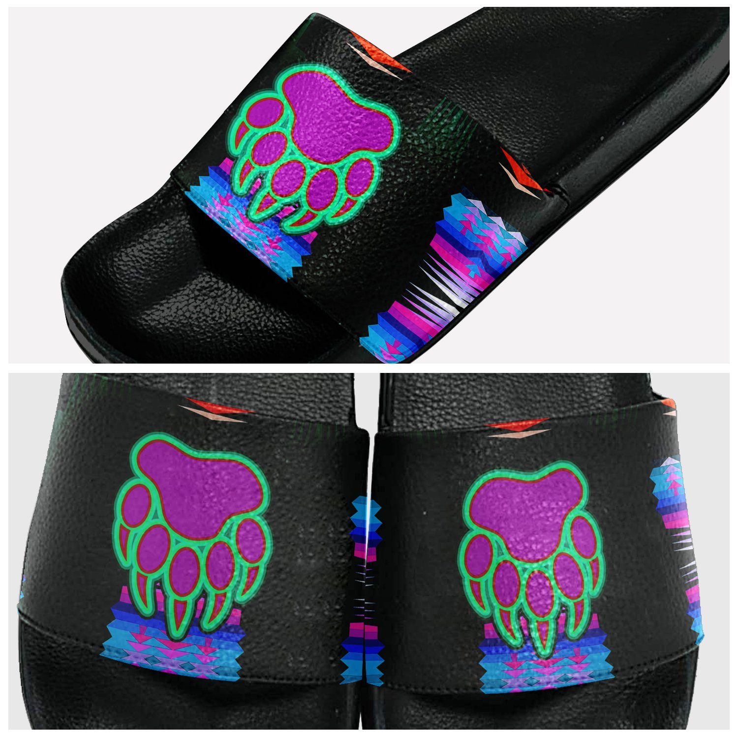 Purple Midnight Bearpaw Slide Sandals 49 Dzine