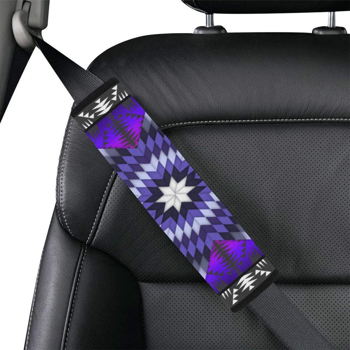 Purple Star Car Seat Belt Cover 7''x12.6'' Car Seat Belt Cover 7''x12.6'' e-joyer
