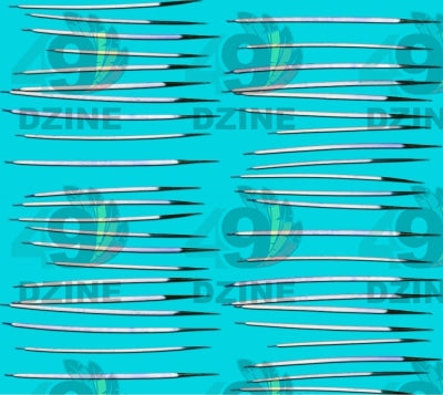 Quills Dancing Sky Satin Fabric 49DzineStore
