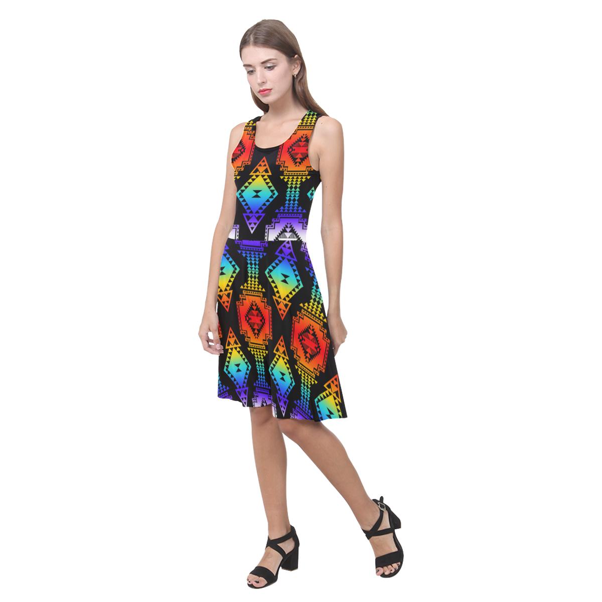 Rainbow Gathering Atalanta Casual Sundress(Model D04) Atalanta Sundress (D04) e-joyer