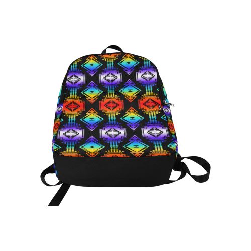 Rainbow Gathering Fabric Backpack for Adult (Model 1659) Casual Backpack for Adult (1659) e-joyer