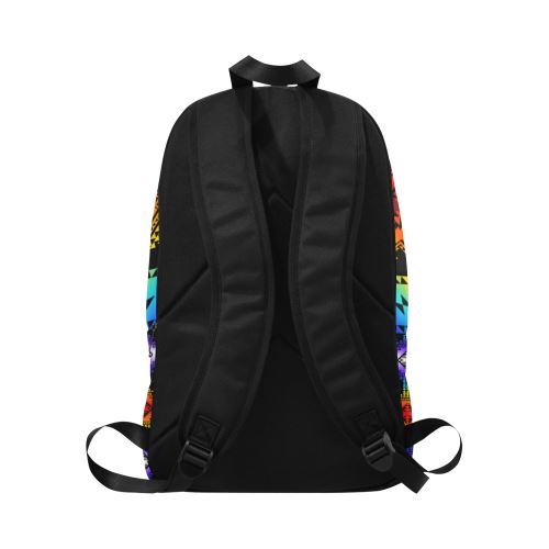 Rainbow Gathering Fabric Backpack for Adult (Model 1659) Casual Backpack for Adult (1659) e-joyer