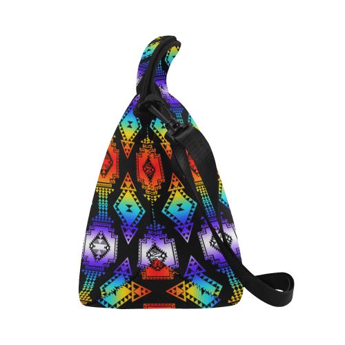 Rainbow Gathering Neoprene Lunch Bag/Large (Model 1669) Neoprene Lunch Bag/Large (1669) e-joyer