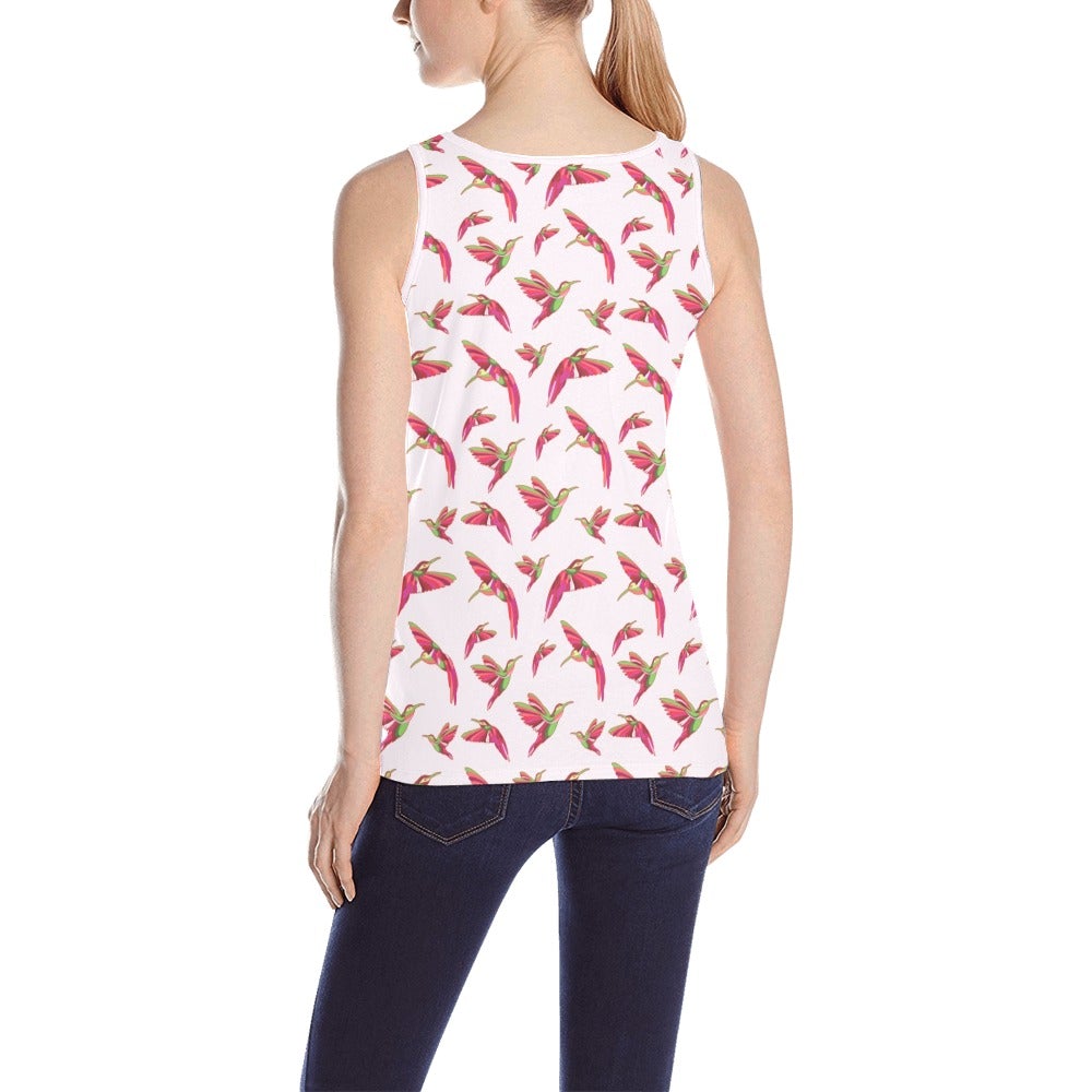 Red Swift Colourful All Over Print Tank Top for Women (Model T43) All Over Print Tank Top for Women (T43) e-joyer