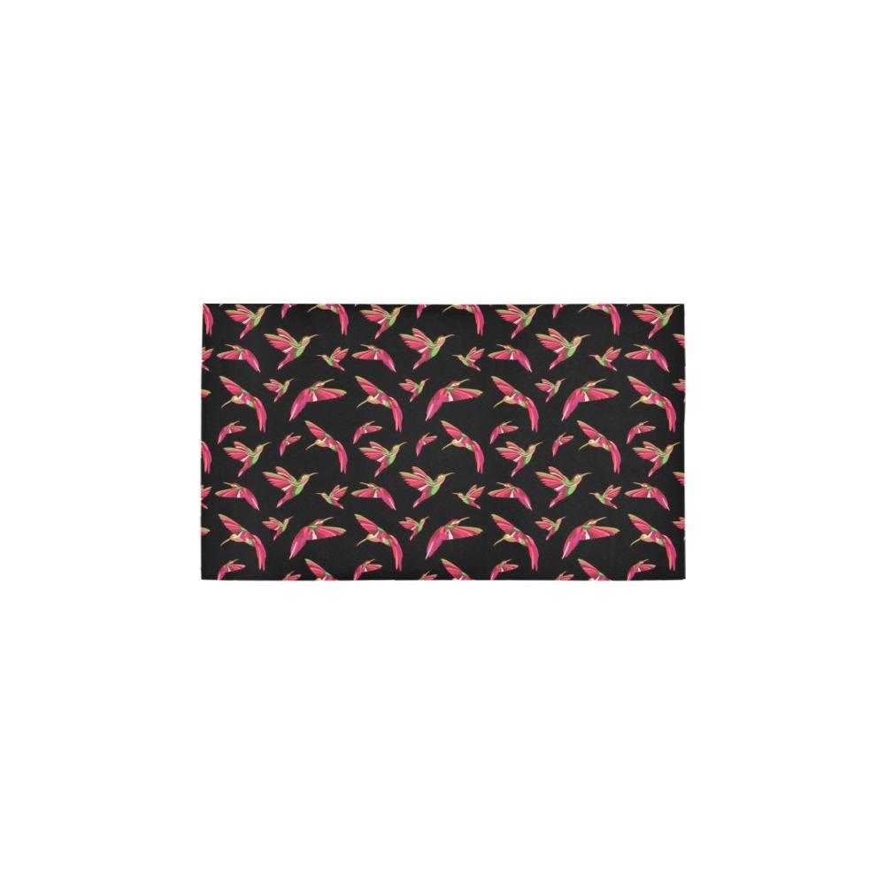 Red Swift Colourful Black Bath Rug 16''x 28'' Bath Rug 16''x 28'' e-joyer