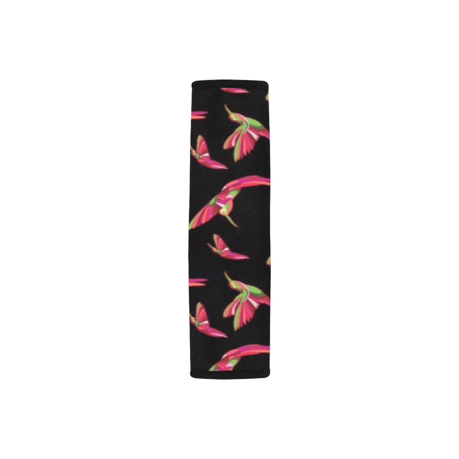 Red Swift Colourful Black Car Seat Belt Cover 7''x12.6'' (Pack of 2) Car Seat Belt Cover 7x12.6 (Pack of 2) e-joyer