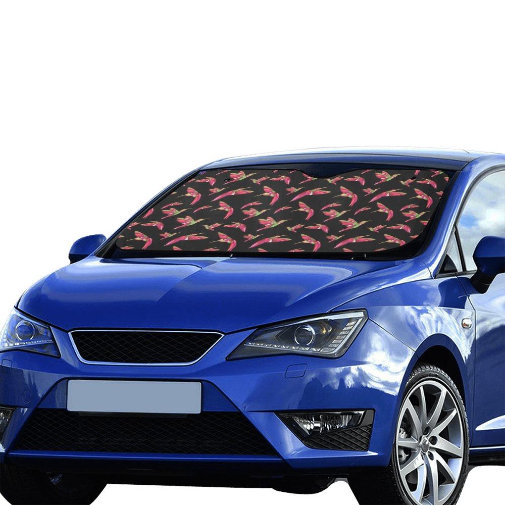 Red Swift Colourful Black Car Sun Shade 55"x30" Car Sun Shade e-joyer