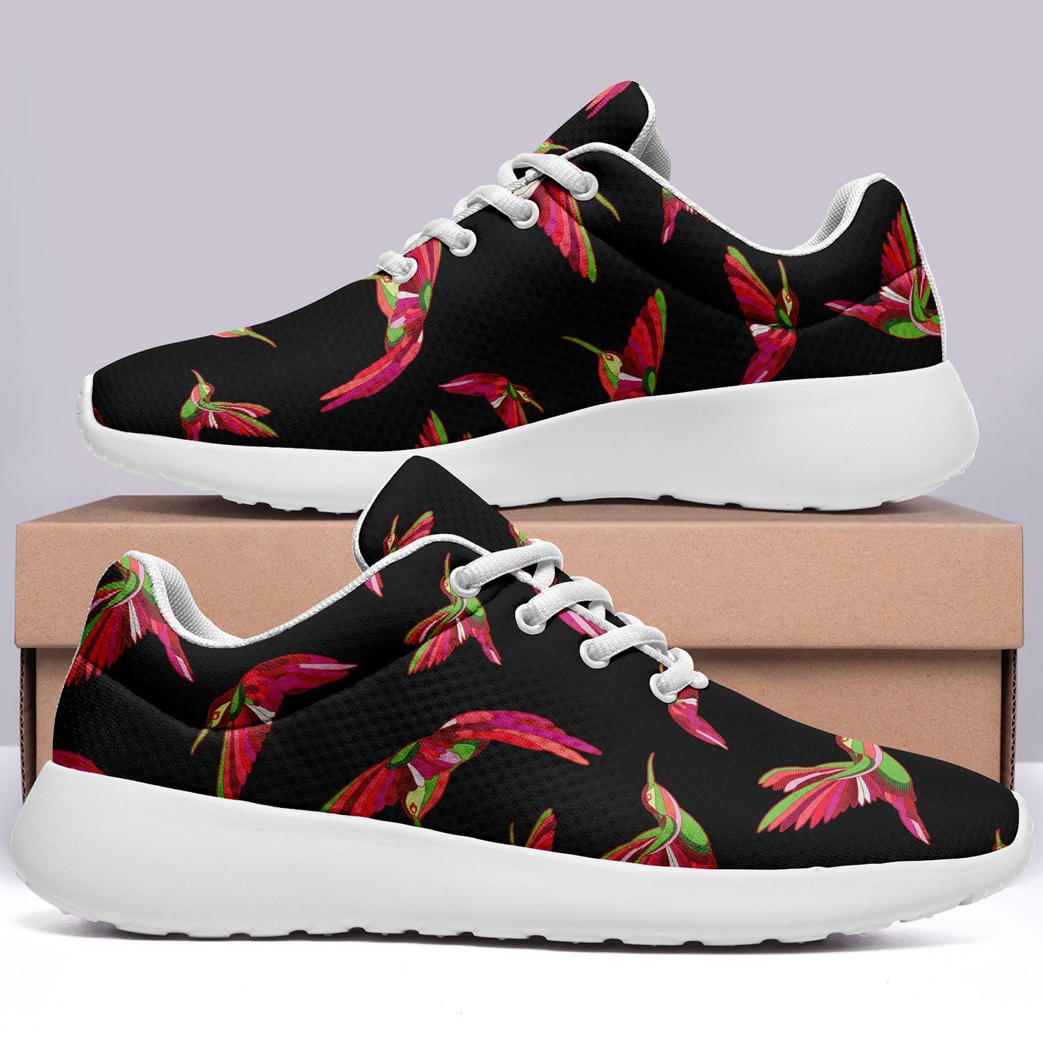 Red Swift Colourful Black Ikkaayi Sport Sneakers ikkaayi Herman