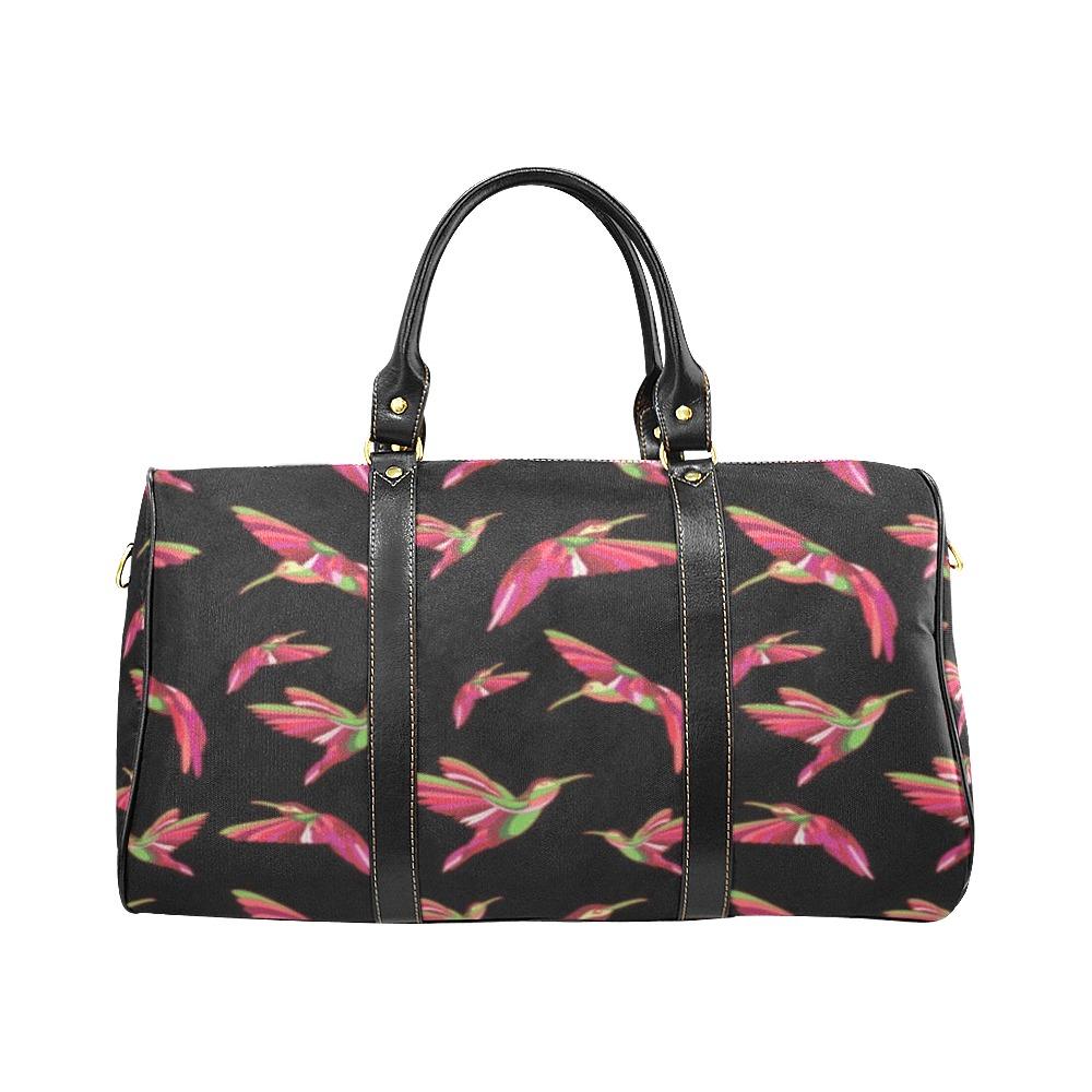 Red Swift Colourful Black New Waterproof Travel Bag/Small (Model 1639) bag e-joyer