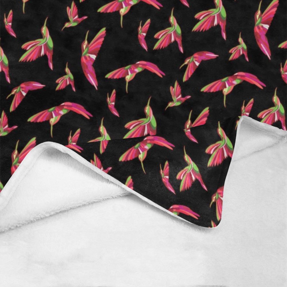 Red Swift Colourful Black Ultra-Soft Micro Fleece Blanket 40"x50" Ultra-Soft Blanket 40''x50'' e-joyer