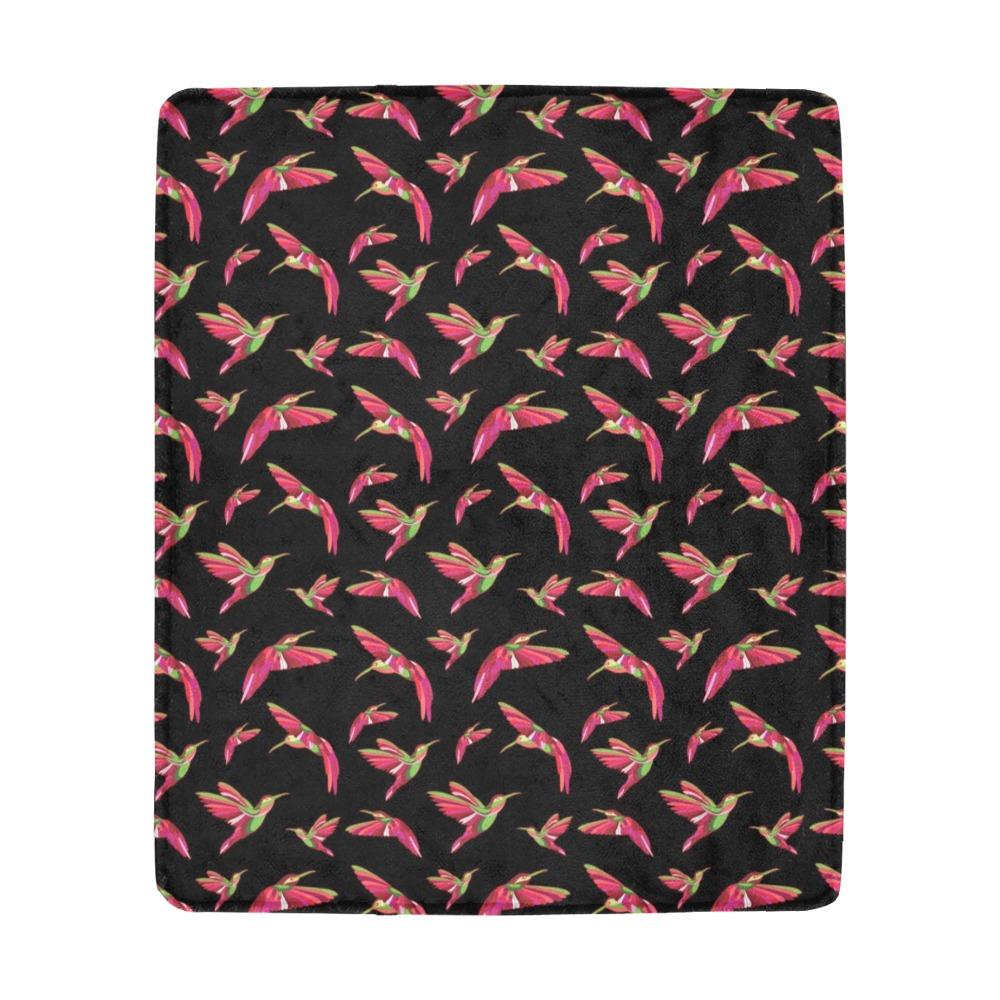 Red Swift Colourful Black Ultra-Soft Micro Fleece Blanket 50"x60" Ultra-Soft Blanket 50''x60'' e-joyer