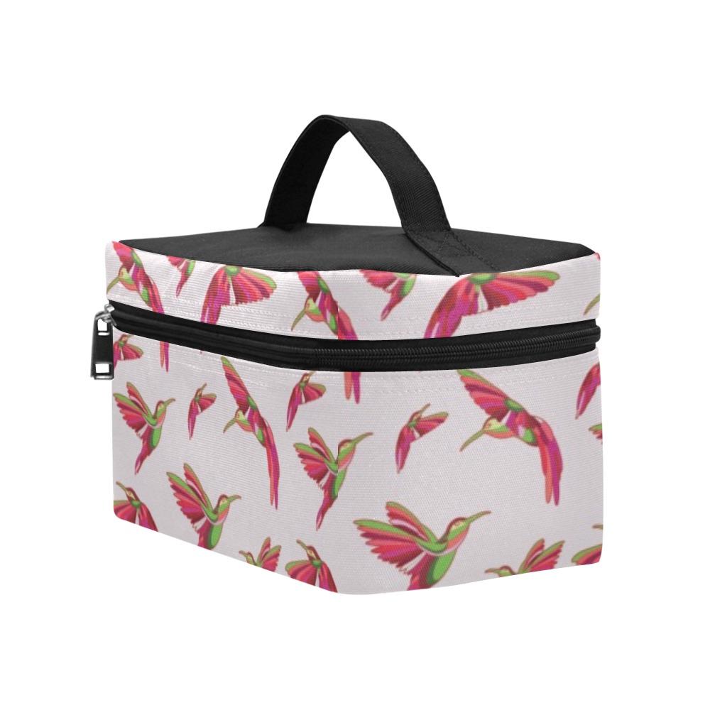 Red Swift Colourful Cosmetic Bag/Large (Model 1658) bag e-joyer