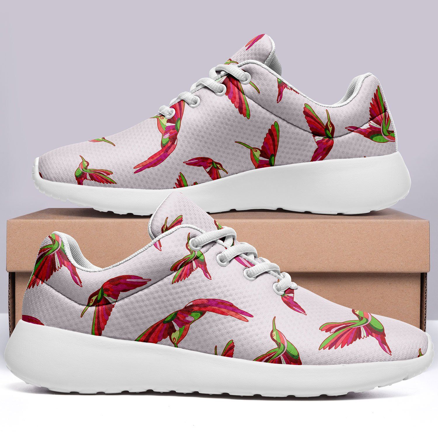 Red Swift Colourful Ikkaayi Sport Sneakers ikkaayi Herman