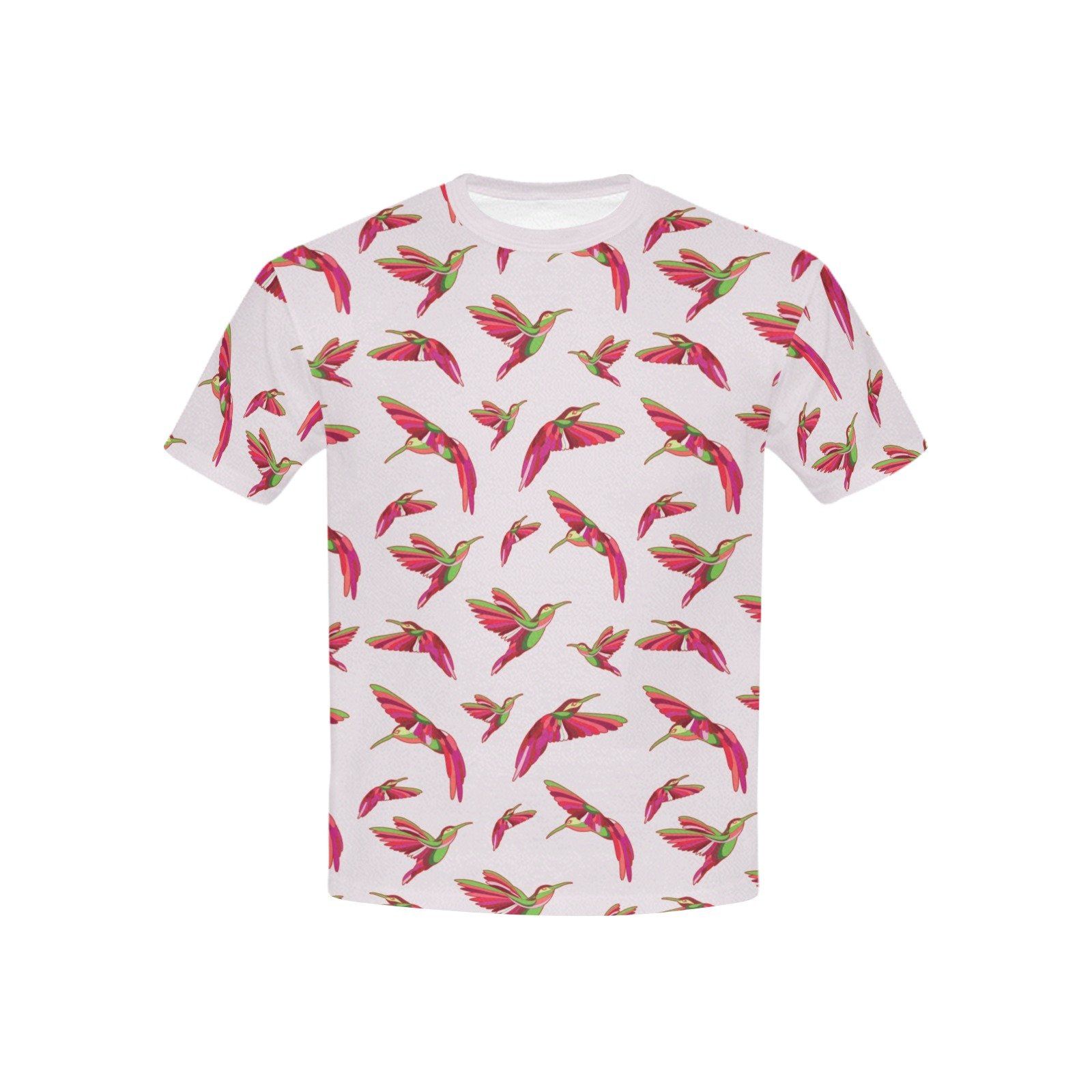 Red Swift Colourful Kids' All Over Print T-shirt (USA Size) (Model T40) All Over Print T-shirt for Kid (T40) e-joyer