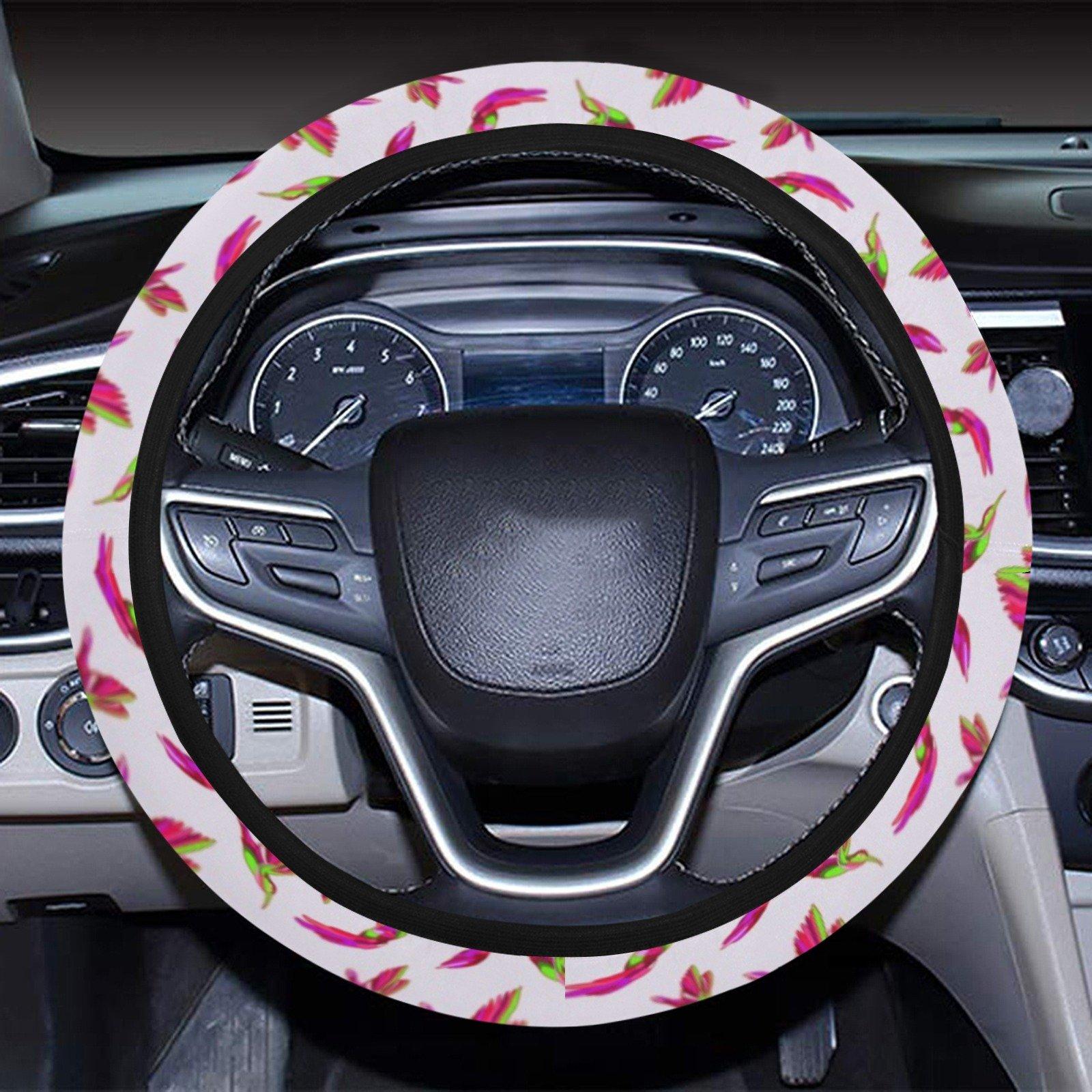 Red Swift Colourful Steering Wheel Cover with Elastic Edge Steering Wheel Cover with Elastic Edge e-joyer