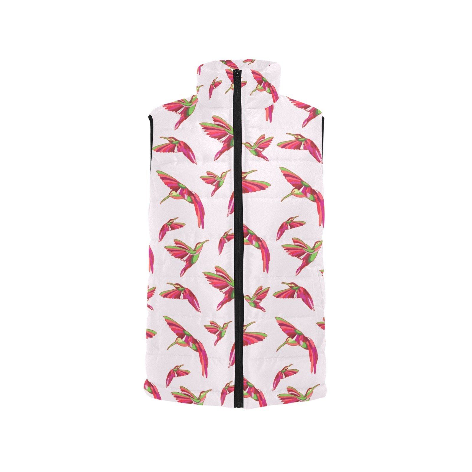 Red Swift Colourful Women's Padded Vest Jacket (Model H44) Women's Padded Vest Jacket (H44) e-joyer