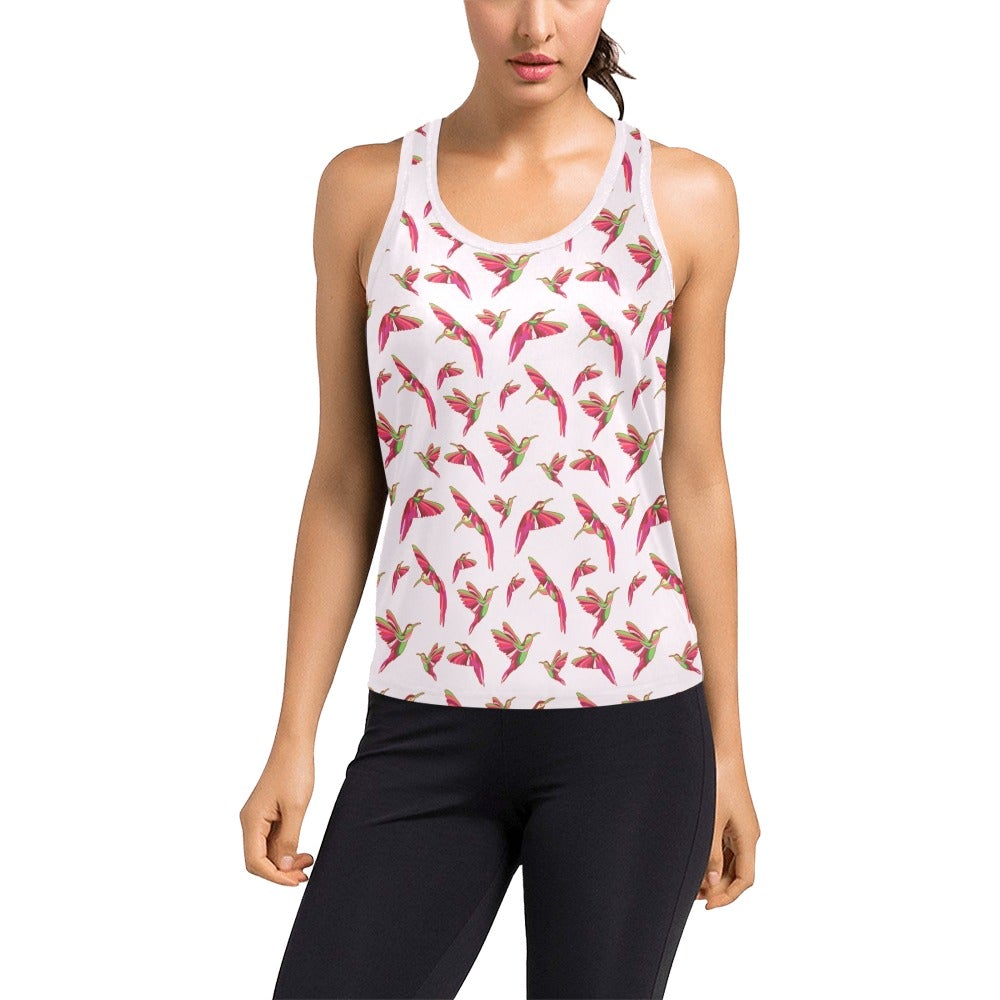 Red Swift Colourful Women's Racerback Tank Top (Model T60) Racerback Tank Top (T60) e-joyer
