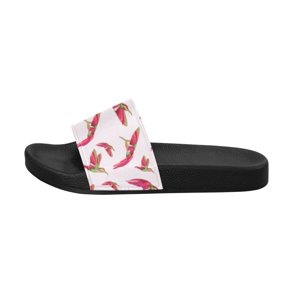 Red Swift Colourful Women's Slide Sandals (Model 057) Women's Slide Sandals (057) e-joyer