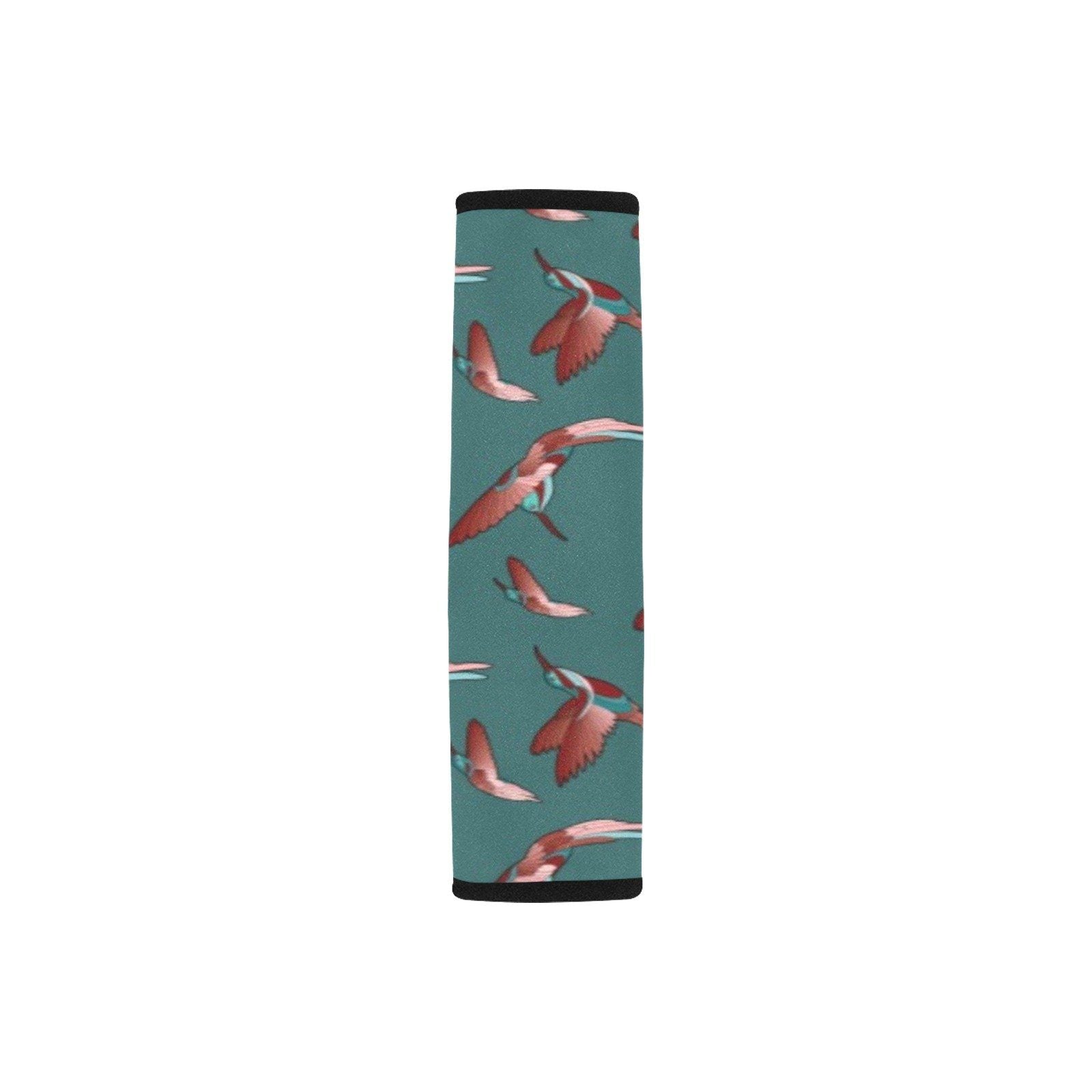 Red Swift Turquoise Car Seat Belt Cover 7''x12.6'' (Pack of 2) Car Seat Belt Cover 7x12.6 (Pack of 2) e-joyer