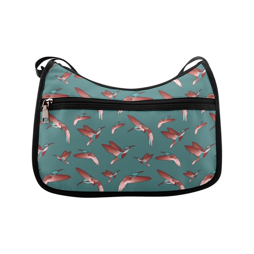 Red Swift Turquoise Crossbody Bags (Model 1616) Crossbody Bags (1616) e-joyer