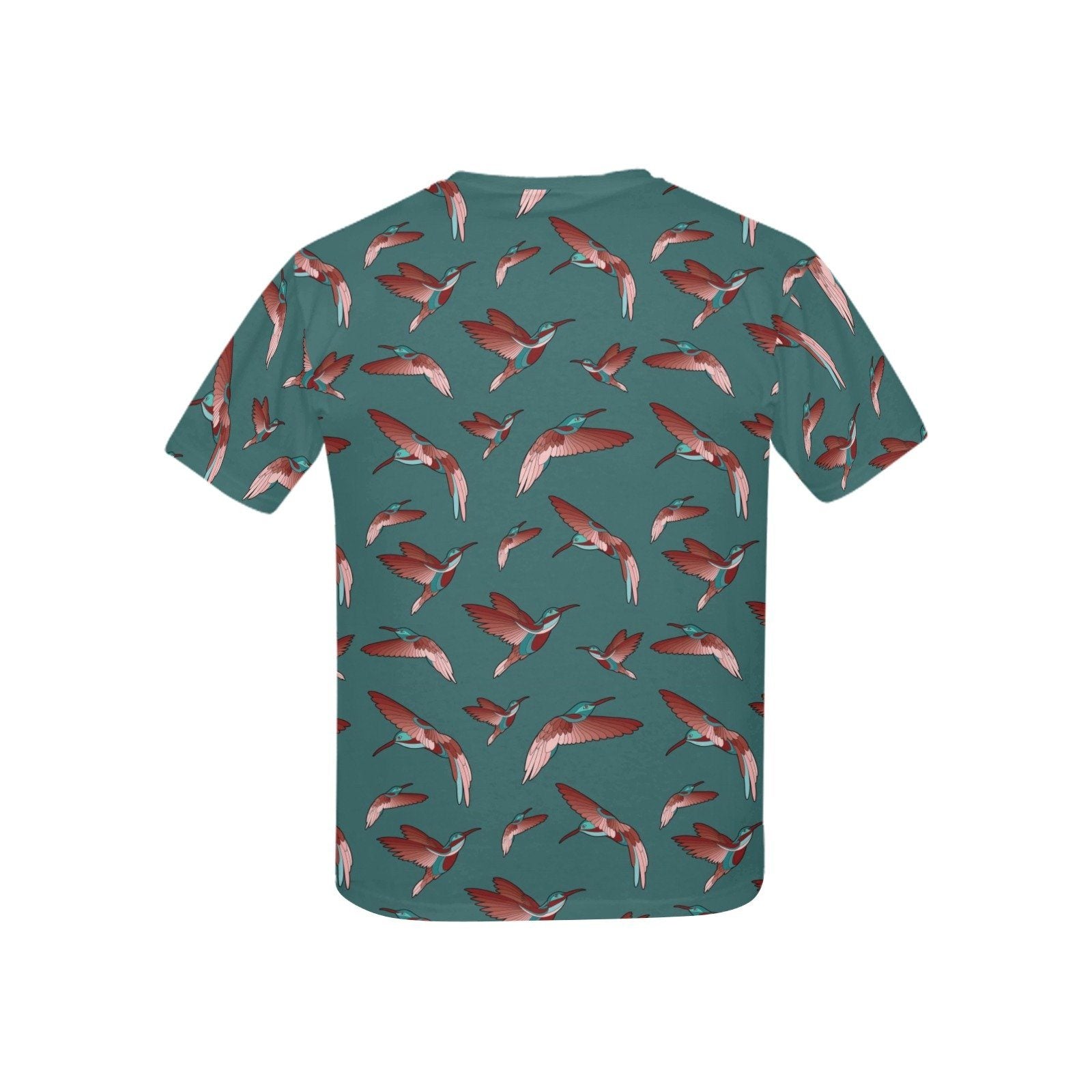 Red Swift Turquoise Kids' All Over Print T-shirt (USA Size) (Model T40) All Over Print T-shirt for Kid (T40) e-joyer