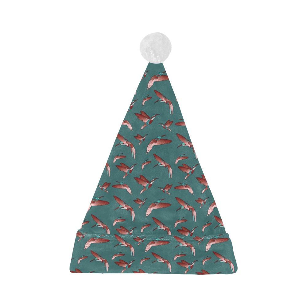 Red Swift Turquoise Santa Hat Santa Hat e-joyer
