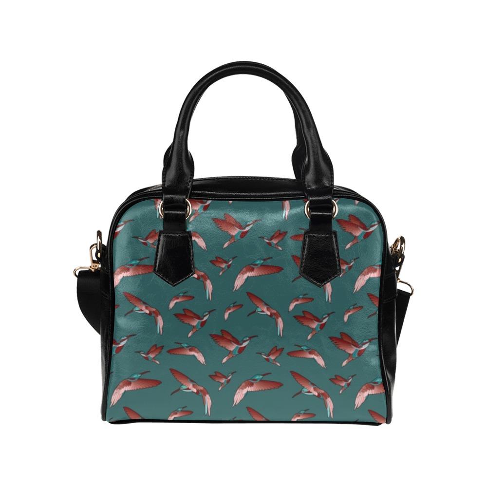 Red Swift Turquoise Shoulder Handbag (Model 1634) Shoulder Handbags (1634) e-joyer