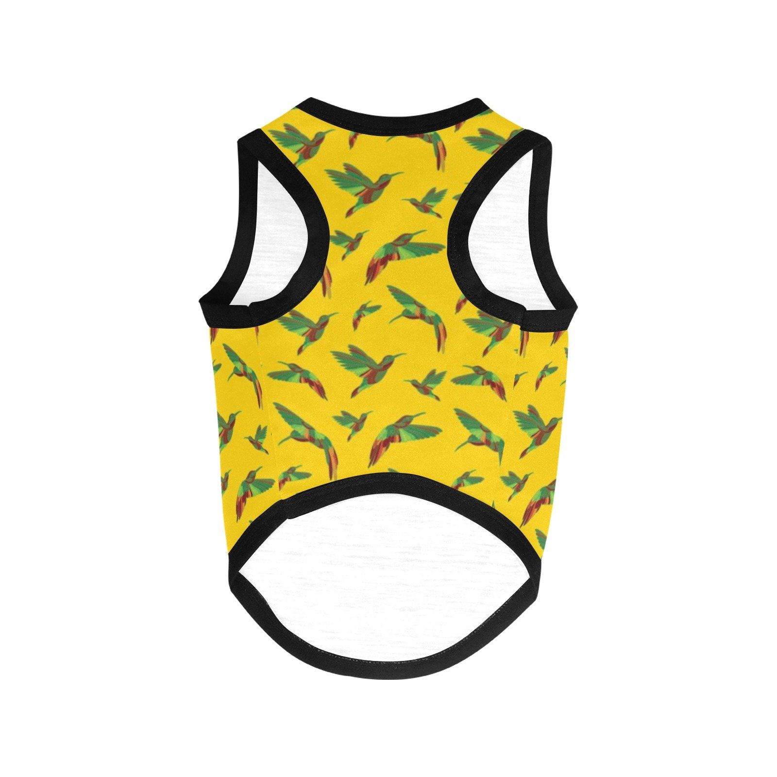Red Swift Yellow All Over Print Pet Tank Top Pet Tank Top e-joyer