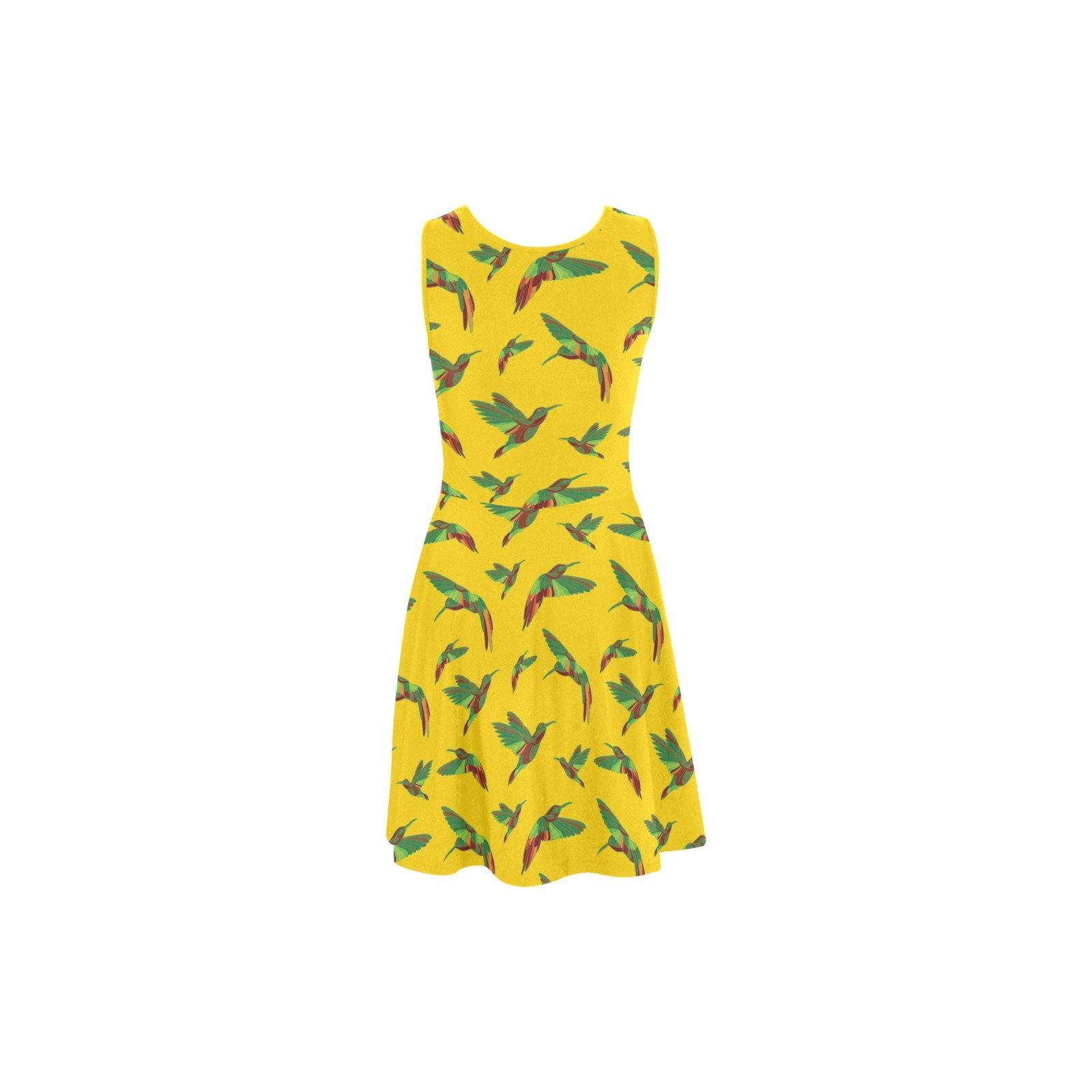 Red Swift Yellow Atalanta Sundress (Model D04) Atalanta Sundress (D04) e-joyer