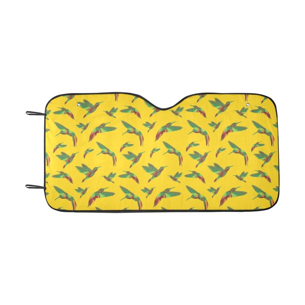 Red Swift Yellow Car Sun Shade 55"x30" Car Sun Shade e-joyer
