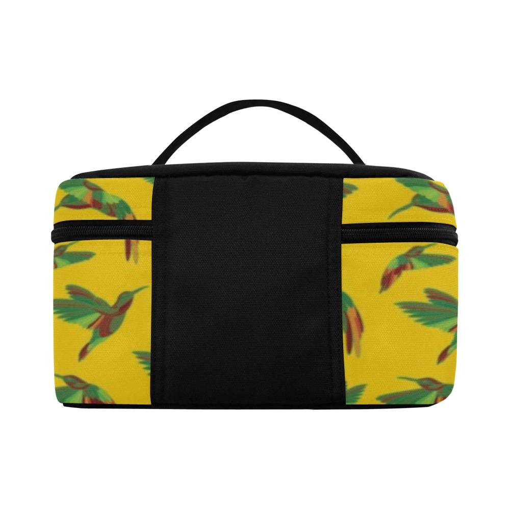 Red Swift Yellow Cosmetic Bag/Large (Model 1658) bag e-joyer