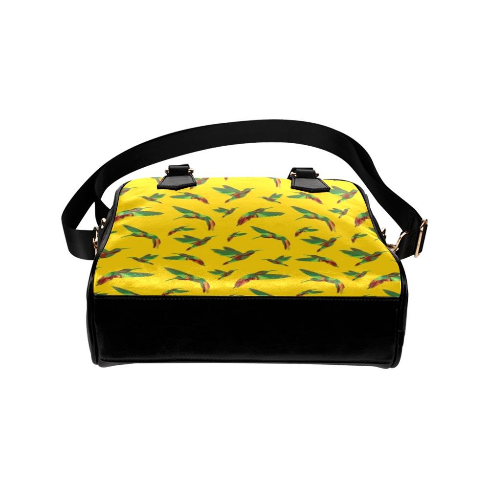 Red Swift Yellow Shoulder Handbag (Model 1634) Shoulder Handbags (1634) e-joyer