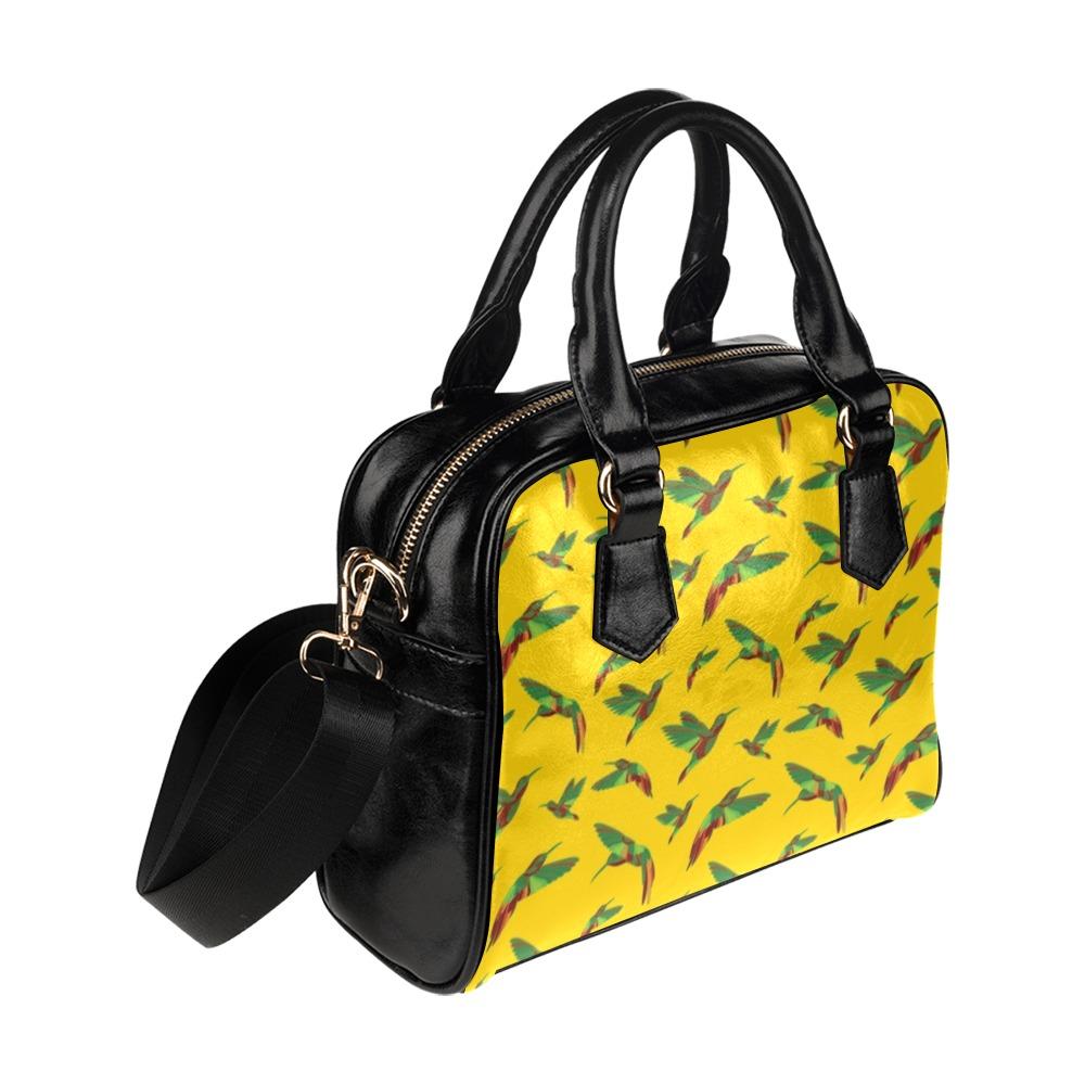 Red Swift Yellow Shoulder Handbag (Model 1634) Shoulder Handbags (1634) e-joyer