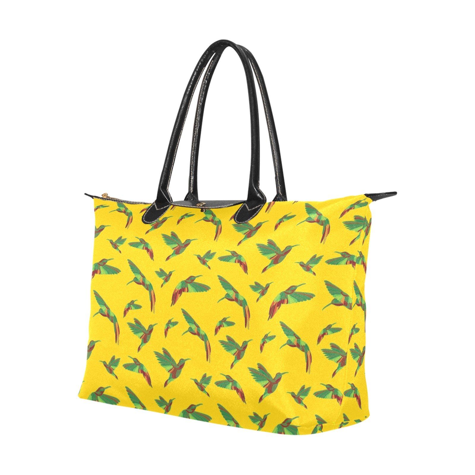 Red Swift Yellow Single-Shoulder Lady Handbag (Model 1714) bag e-joyer