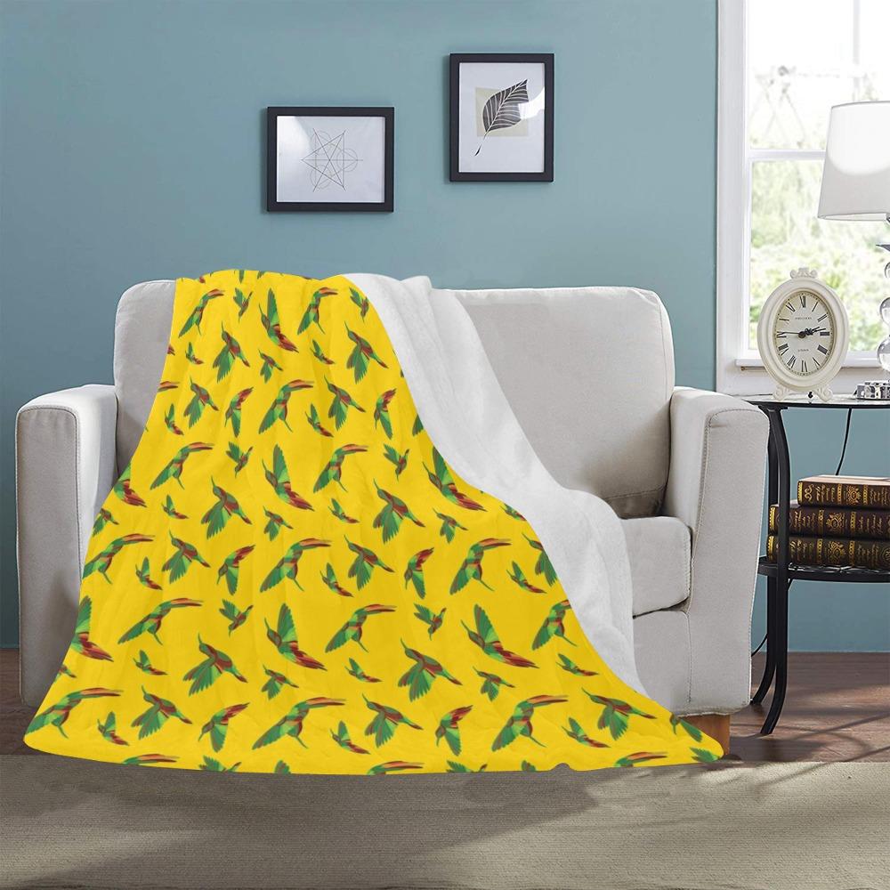 Red Swift Yellow Ultra-Soft Micro Fleece Blanket 50"x60" Ultra-Soft Blanket 50''x60'' e-joyer