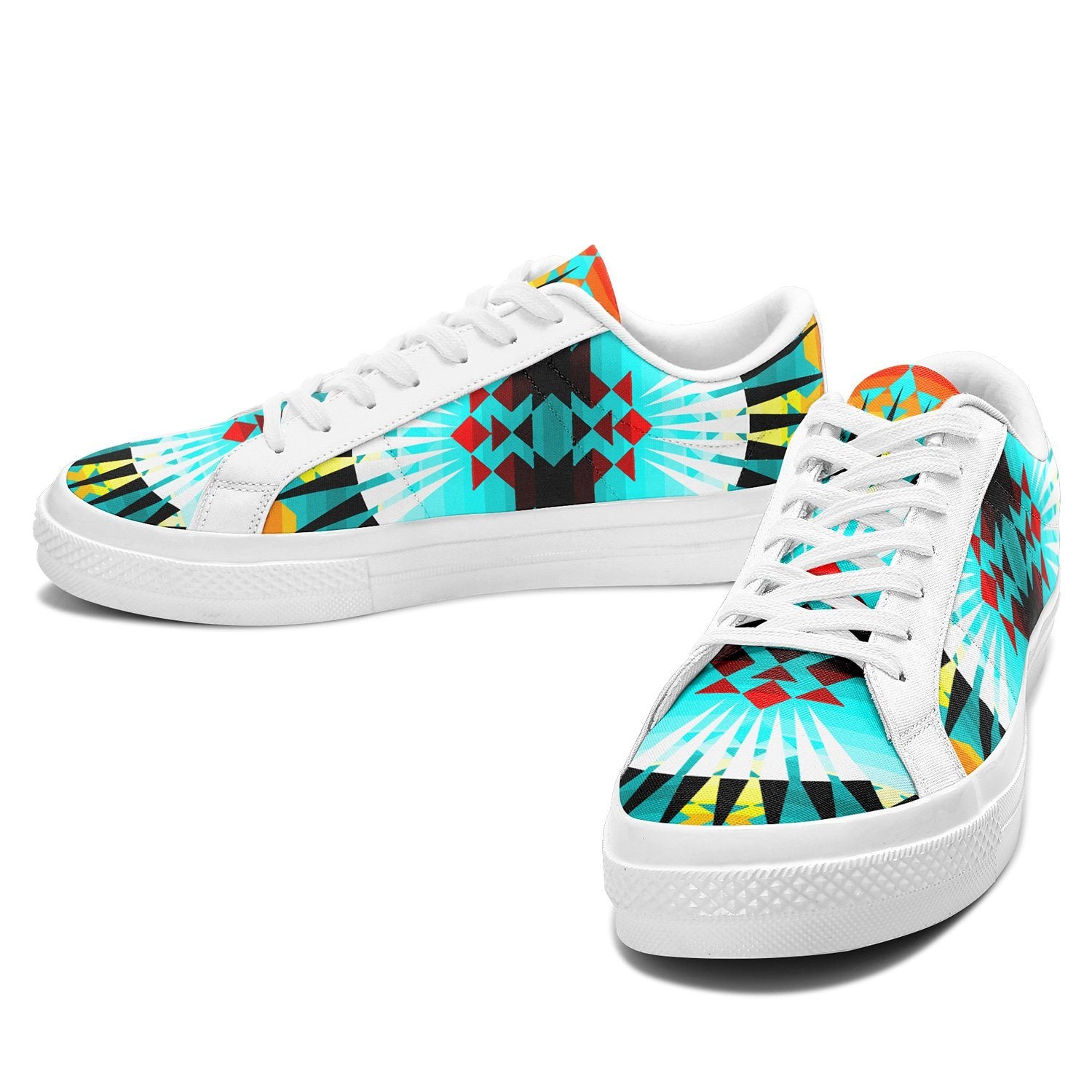 Ribbonwork Bustles Aapisi Low Top Canvas Shoes White Sole 49 Dzine