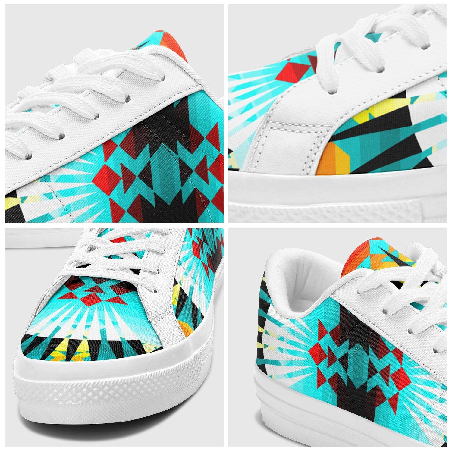 Ribbonwork Bustles Aapisi Low Top Canvas Shoes White Sole 49 Dzine